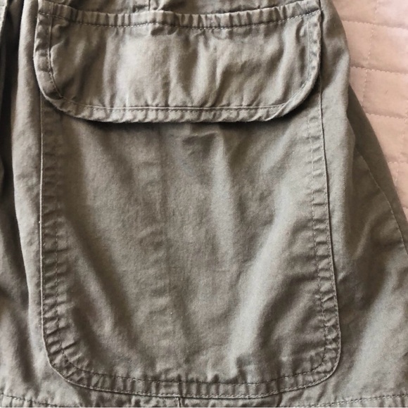 🌧️ Sweet Rain Khaki Utility Jacket with Hood - Picture 5 of 8